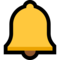 Bell emoji on Microsoft